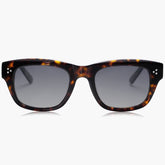 Tortoise Frame Gradient Gray Lens Three Points Sunglasses